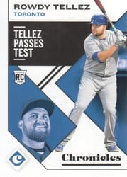 2019 Panini Chronicles Base Set Rowdy Tellez #42 card