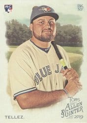 2019 Topps Allen & Ginter Base Set Rowdy Tellez #354 card