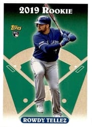2019 Topps Archives Base Set Rowdy Tellez #323 card