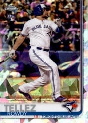2019 Topps Chrome Sapphire Edition Base Set Rowdy Tellez #556 card