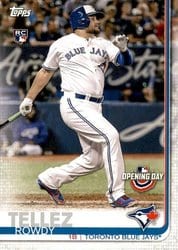 2019 Topps Opening Day Base Set Rowdy Tellez #112 card