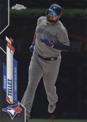 2020 Topps Chrome Base Set Rowdy Tellez #141 card