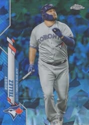2020 Topps Chrome Update Sapphire Edition Base Set Rowdy Tellez #U-186 card