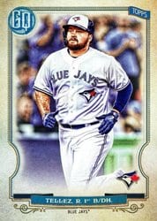 2020 Topps Gypsy Queen Base Set Rowdy Tellez #253 card