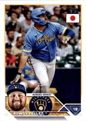 2023 Topps Japan Edition Base Set Rowdy Tellez #187 card