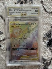 Unified Minds Rowlet & Alolan Exeggutor-GX #237 card