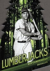 2019 Panini Leather & Lumber Lumberjacks Roy Campanella #LJ-6 card
