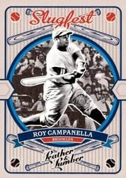 2019 Panini Leather & Lumber Slugfest Roy Campanella #SF-19 card