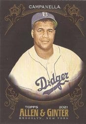 2021 Topps Allen & Ginter X Base Set Roy Campanella #42 card