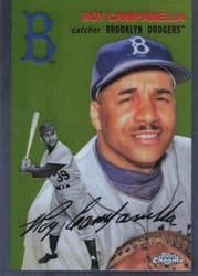 2023 Topps Chrome Platinum Anniversary Base Set Roy Campanella #494 card