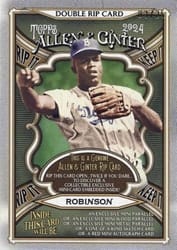 2024 Topps Allen & Ginter Double Rip Cards Roy Campanella / Jackie Robinson (Brooklyn Dodgers) #DRIP-RC card