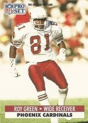 1991 Pro Set Base Set Roy Green #262 card