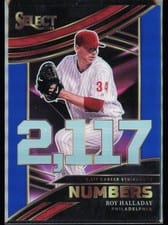 2024 Panini Select Select Numbers Roy Halladay #2 card