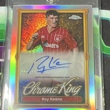 2025 Topps Premier League Chrome King Autograph Roy Keane #CKA-RK card