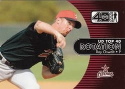 2002 Upper Deck 40-Man Base Set Roy Oswalt #1132 card