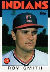 1986 Topps Base Set Roy Smith #9 card