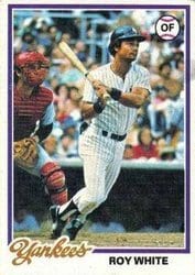 1978 Topps Base Set Roy White #16 card