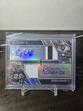 2022 Panini Phoenix Dual Patch Autographs Roy Williams / Darren Woodson #DPA-RD card