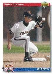 1992 Upper Deck Base Set Royce Clayton #2 card