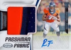 2018 Panini Certified Base Set Royce Freeman #222 card