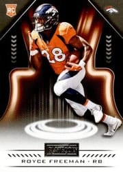2018 Panini Playbook Base Set Royce Freeman #158 card