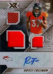 2018 Panini XR Base Set Royce Freeman #184 card