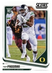 2018 Score Base Set Royce Freeman #368 card