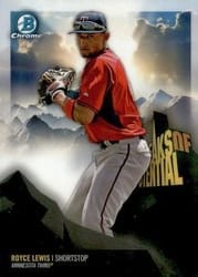 2018 Bowman Chrome Peaks of Potential Royce Lewis #PP-RL card
