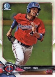 2018 Bowman Chrome Prospects Royce Lewis #BCP93 card