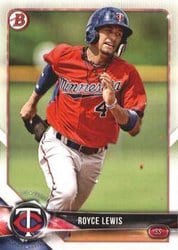 2018 Bowman Prospects Royce Lewis #BP93 card