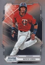 2019 Bowman Sterling Base Set Royce Lewis #BPR-1 card
