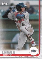2019 Topps Pro Debut Base Set Royce Lewis #74 card