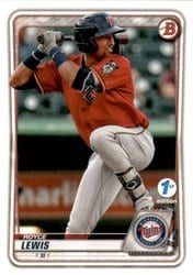 2020 Bowman 1st Edition Base Set Royce Lewis #BFE-93 card