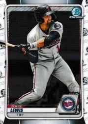 2020 Bowman Chrome Prospects Royce Lewis #BCP-195 card