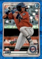 2020 Bowman Sapphire Edition Base Set Royce Lewis #BCP-93 card