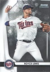 2020 Bowman Sterling Base Set Royce Lewis #BPR-8 card