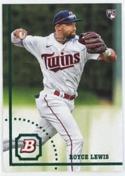 2022 Bowman Heritage Base Set Royce Lewis #81 card