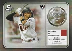 2022 Bowman Platinum Minted in Merit Royce Lewis #MM-20 card