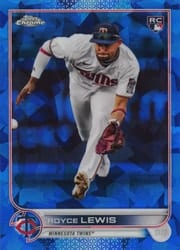 2022 Topps Chrome Update Sapphire Edition Base Set Royce Lewis #US105 card