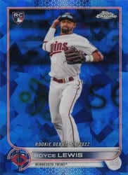 2022 Topps Chrome Update Sapphire Edition Base Set Royce Lewis #US149 card