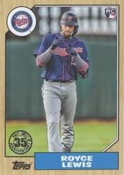 2022 Topps Update 1987 Topps Royce Lewis #87TBU-3 card