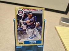 2022 Topps Update 1987 Topps Autographs Royce Lewis #87BA-RL card