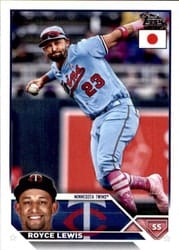 2023 Topps Japan Edition Base Set Royce Lewis #117 card