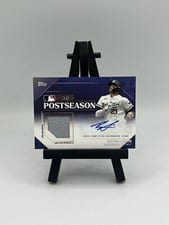 2024 Topps Postseason Performance Autograph Relic Royce Lewis #PPAR-RL card