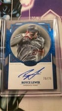 2024 Topps Tier One Next Level Autographs Royce Lewis #NLA-RL card