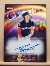 2025 Finest Creators Autograph Royce Lewis #CAV-RL card