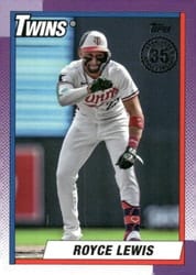 2025 Topps 1990 Topps Baseball (Series Two) Royce Lewis #90B2-1 card