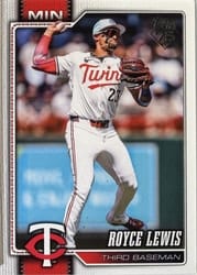 2026 Topps Base Set Royce Lewis #115 card