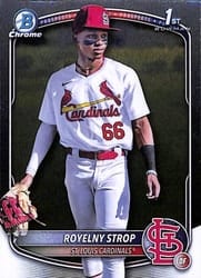 2025 Bowman Chrome Prospects Royelny Strop #BCP-221 card