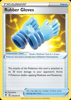 Evolving Skies Rubber Gloves #156 card